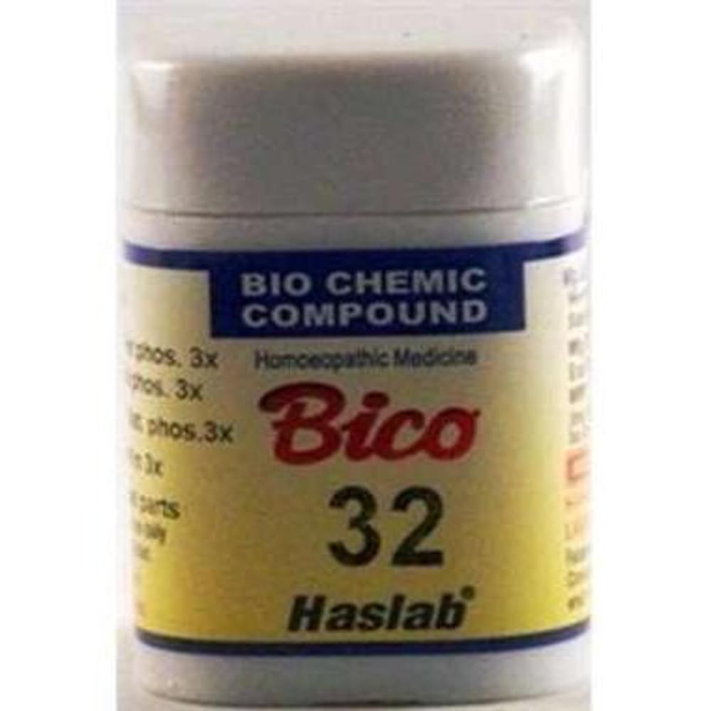 Haslab Bico 32 Biochemic Compound Tablet bottle of 20 gm Tablet Haslab Bico 32 Biochemic Compound Tablet bottle of 20 gm Tablet