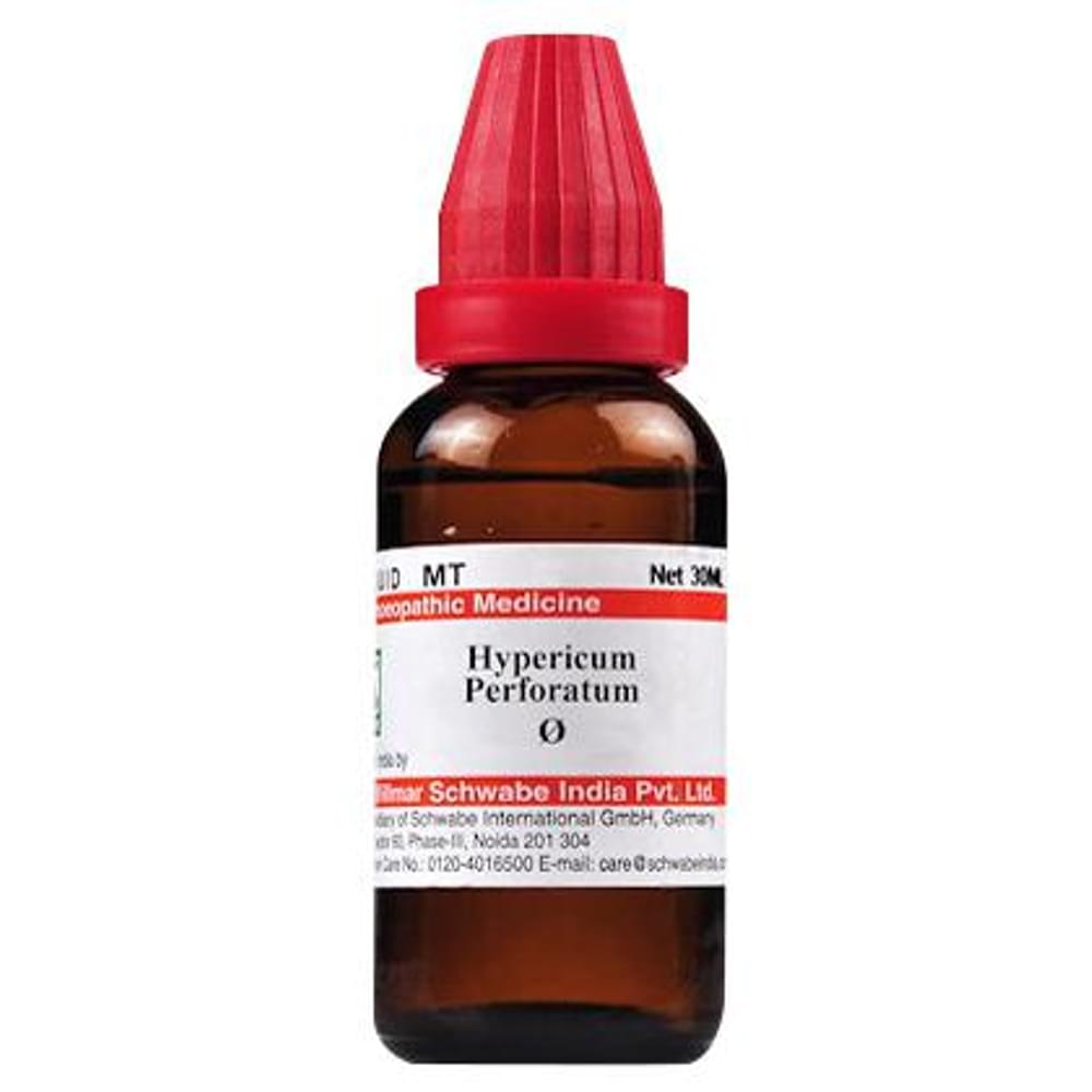 Dr Willmar Schwabe India Hypericum Perforatum Mother Tincture Q bottle of 30 ml Mother Tincture Dr Willmar Schwabe India Hypericum Perforatum Mother Tincture Q bottle of 30 ml Mother Tincture