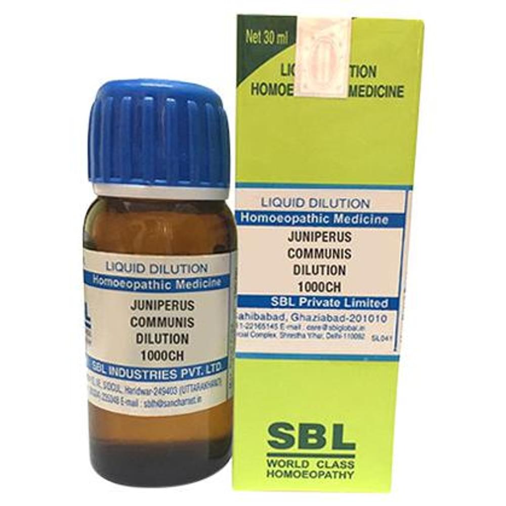 SBL Juniperus Communis Dilution 1000 CH bottle of 30 ml Dilution SBL Juniperus Communis Dilution 1000 CH bottle of 30 ml Dilution