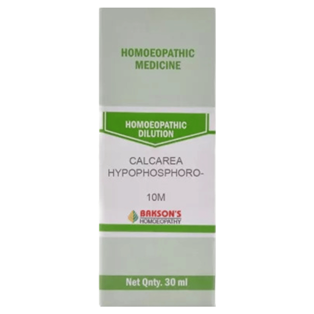 Bakson's Homeopathy Calcarea Hypophosphorosa Dilution 10M bottle of 30 ml Dilution