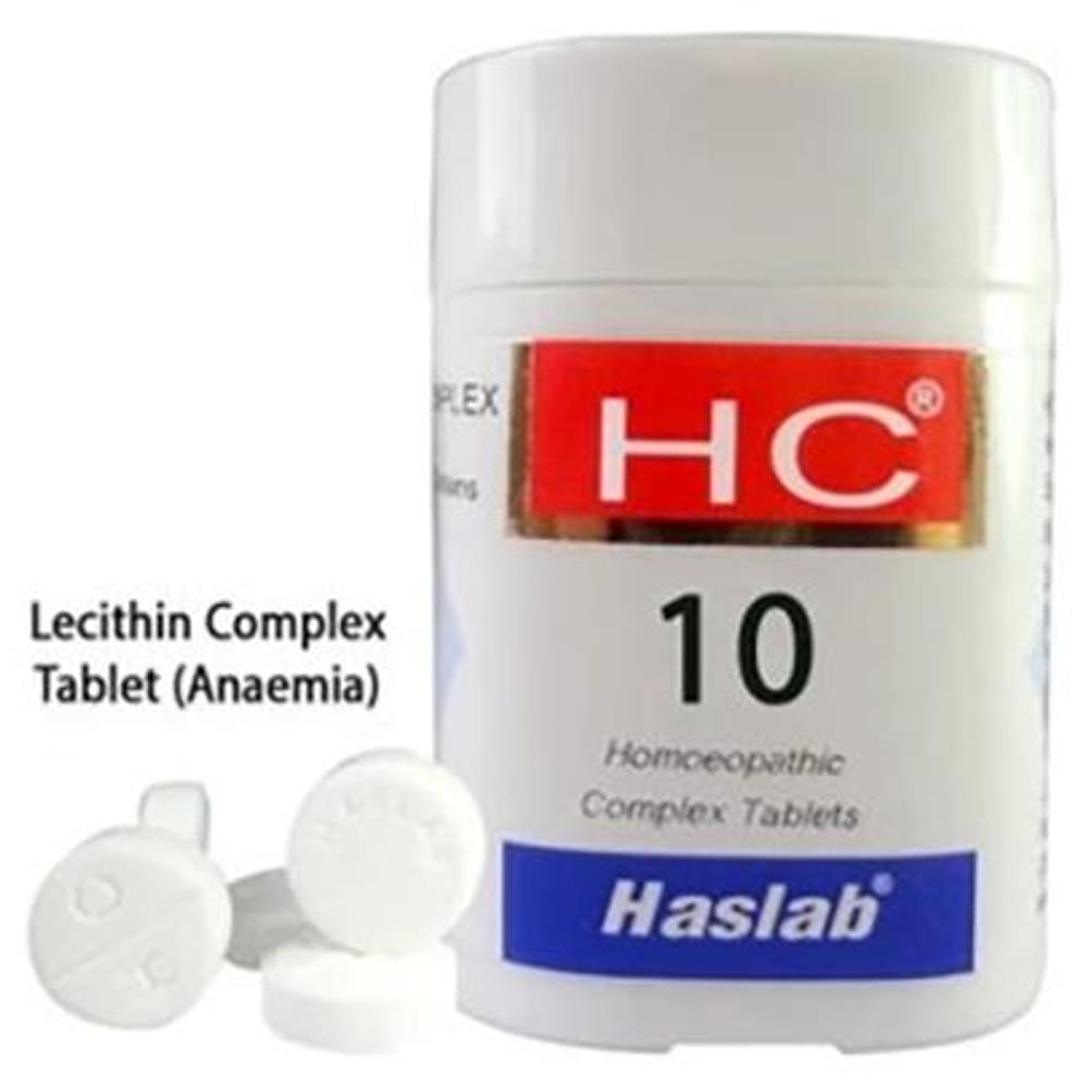 Haslab HC 10 Lecithin Complex Tablet bottle of 20 gm Tablet