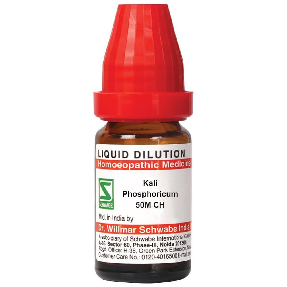 Dr Willmar Schwabe India Kali Phosphoricum Dilution 50M CH bottle of 10 ml Dilution
