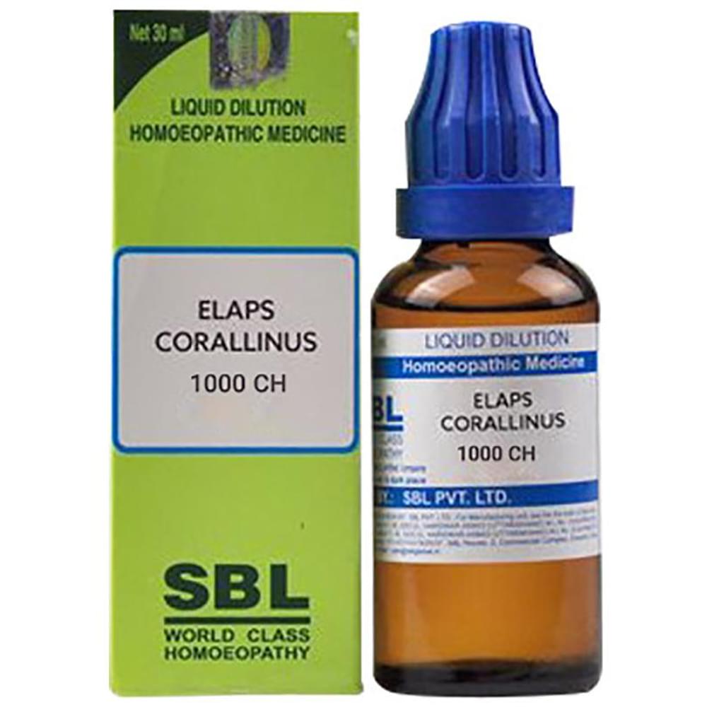 SBL Elaps Corallinus Dilution 1000 CH bottle of 30 ml Dilution SBL Elaps Corallinus Dilution 1000 CH bottle of 30 ml Dilution