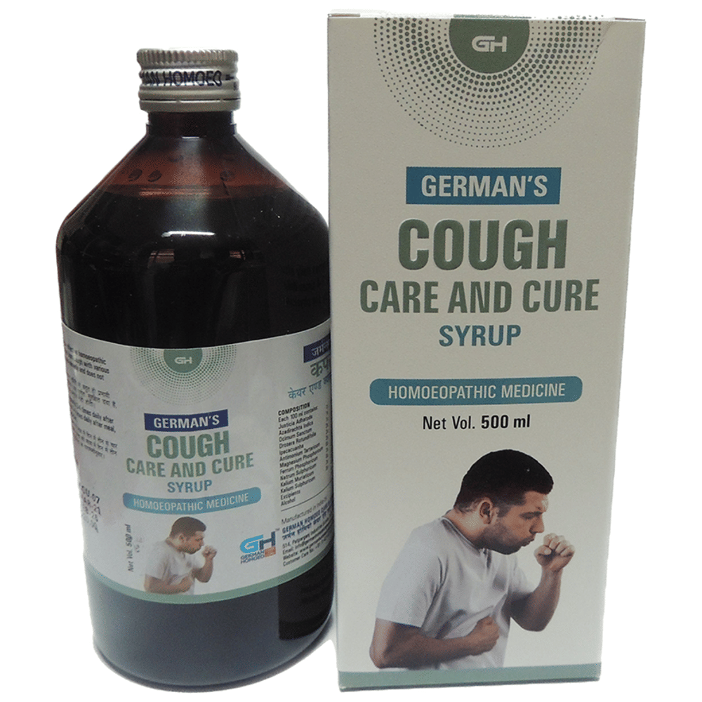 German's Cough Care and Cure Syrup bottle of 500 ml Syrup