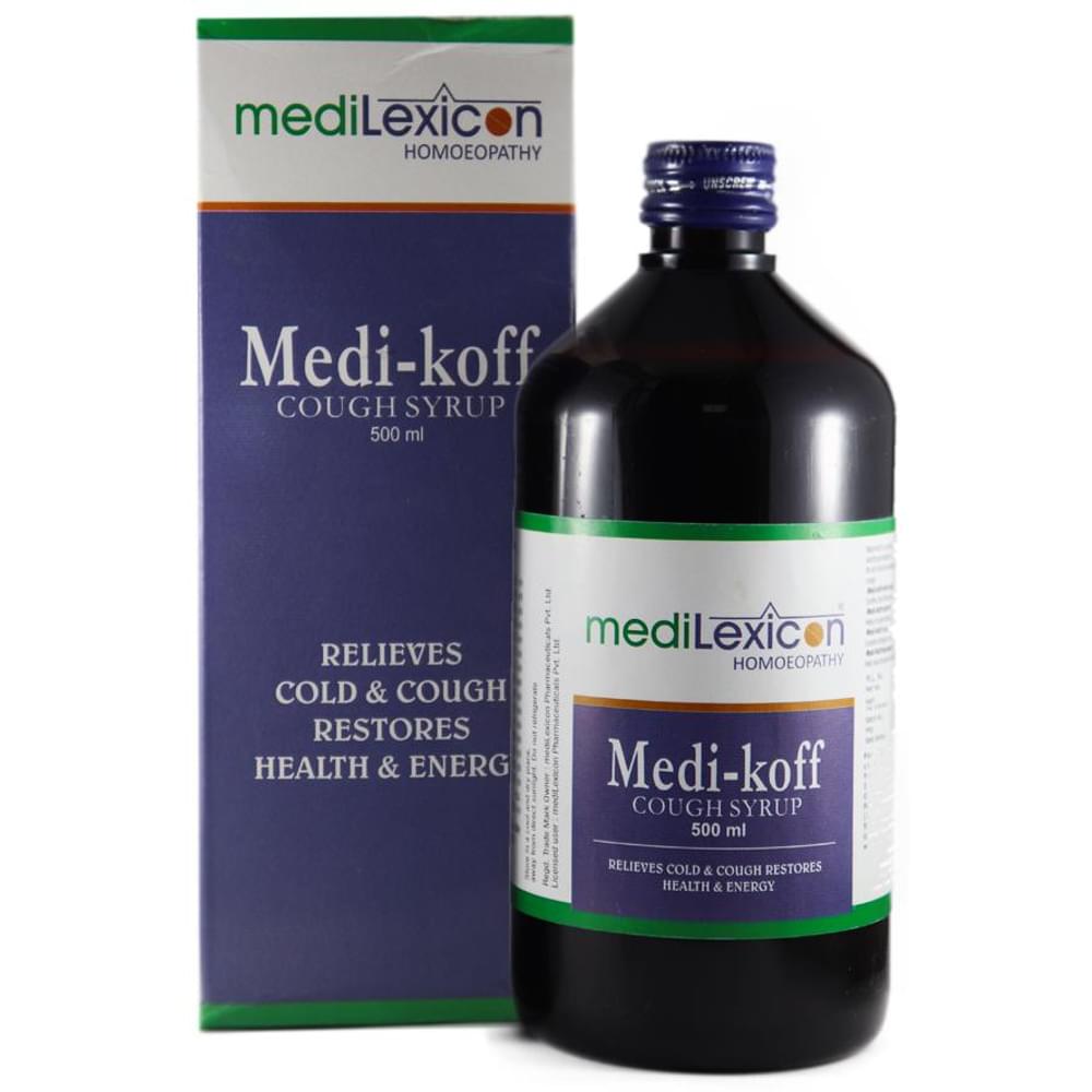 Medilexicon Medi-koff Cough Syrup bottle of 500 ml Syrup Medilexicon Medi-koff Cough Syrup bottle of 500 ml Syrup
