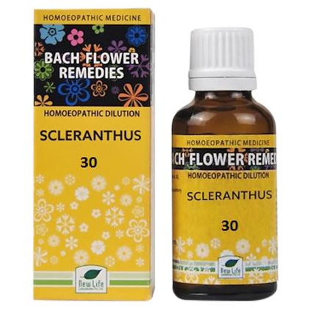 New Life Bach Flower Scleranthus 30 bottle of 30 ml Dilution