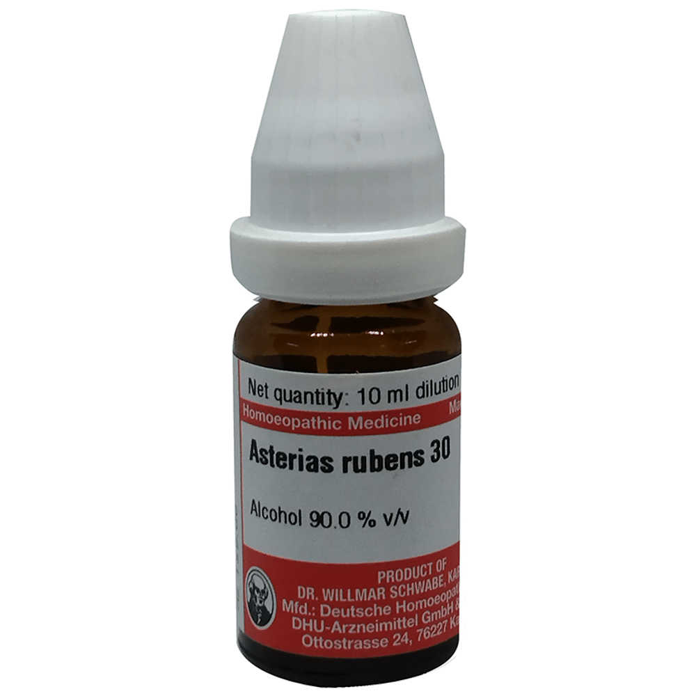 Dr Willmar Schwabe Germany Asterias Rubens Dilution 30 bottle of 10 ml Dilution