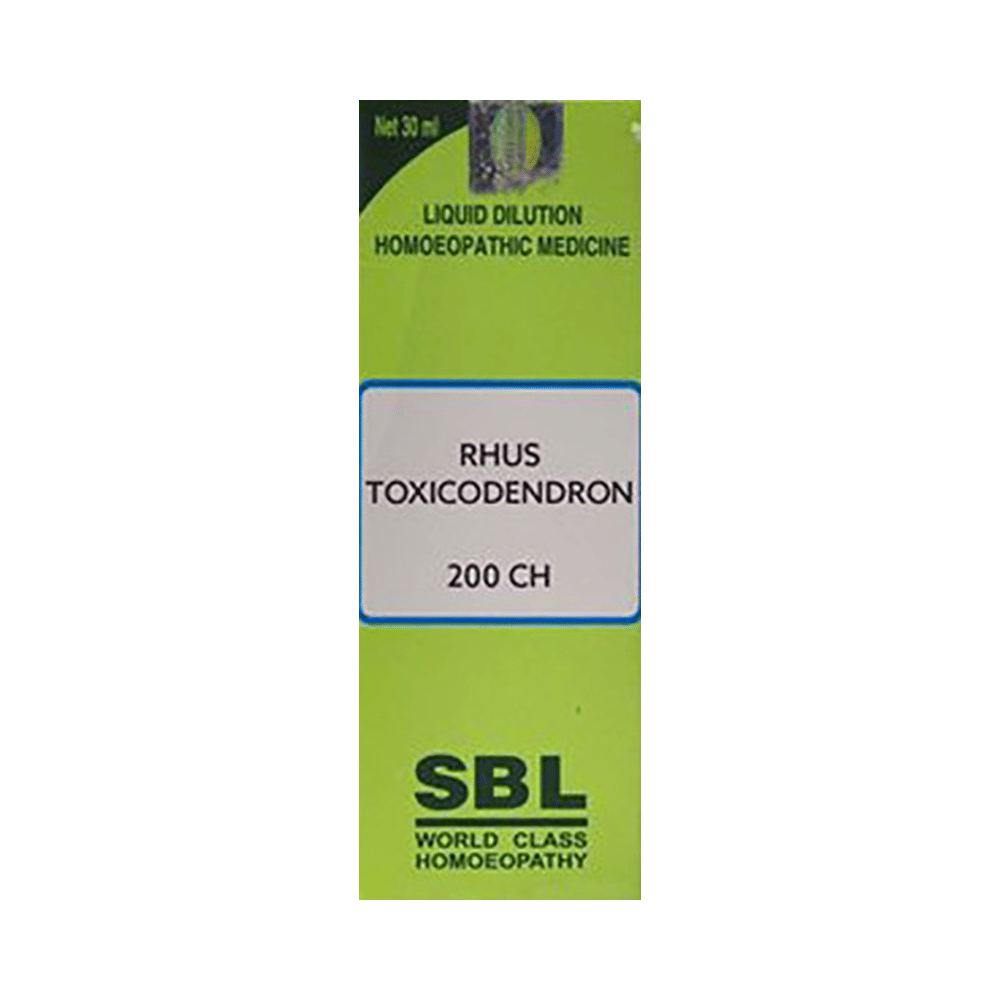 Combo Pack of SBL Arnica Montana Dilution 200 CH & SBL Rhus Toxicodendron Dilution 200 CH (30ml Each) combo pack of 2 bottles Combo Pack of SBL Arnica Montana Dilution 200 CH & SBL Rhus Toxicodendron Dilution 200 CH (30ml Each) combo pack of 2 bottles