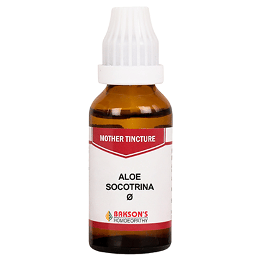 Bakson's Homeopathy Aloe Socotrina Mother Tincture Q bottle of 30 ml Mother Tincture Bakson's Homeopathy Aloe Socotrina Mother Tincture Q bottle of 30 ml Mother Tincture