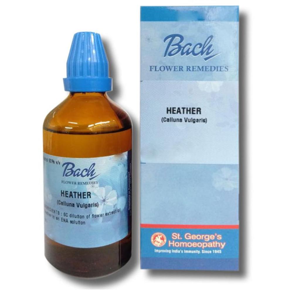 St. George‚Äôs Bach Flower Heather bottle of 30 ml Dilution