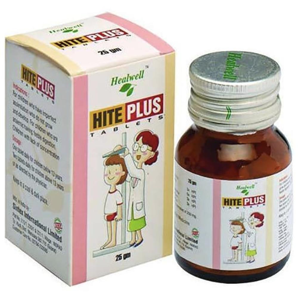 Healwell Hite Plus Tablet bottle of 25 gm Tablet