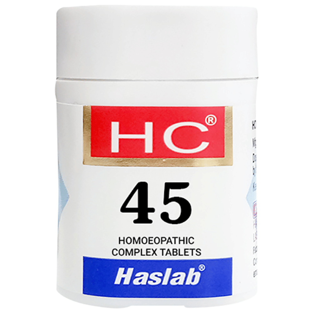 Haslab HC 45 Inflico Complex Tablet bottle of 550 gm Tablet Haslab HC 45 Inflico Complex Tablet bottle of 550 gm Tablet