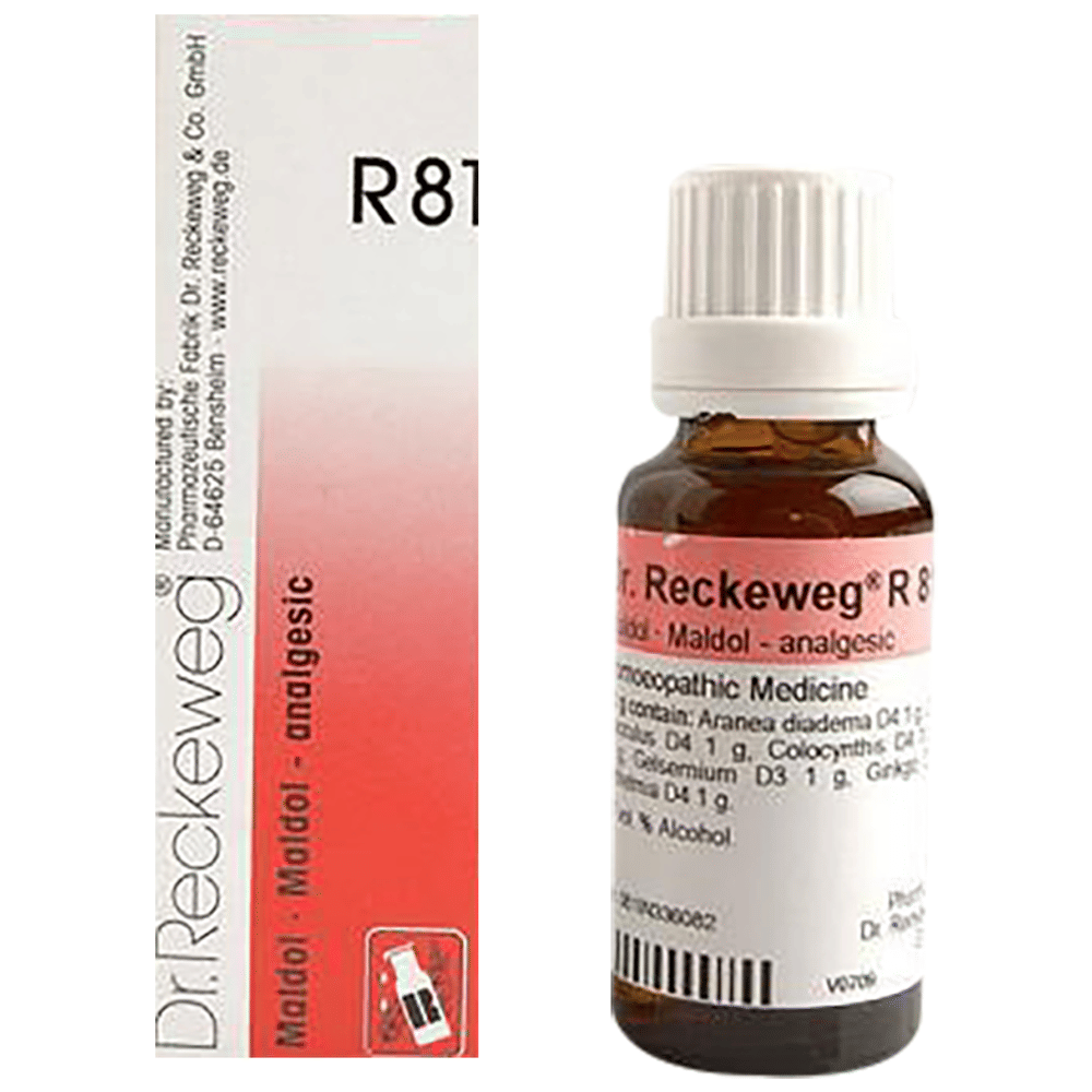 Dr. Reckeweg R81 Analgesic Drop bottle of 22 ml Drop Dr. Reckeweg R81 Analgesic Drop bottle of 22 ml Drop