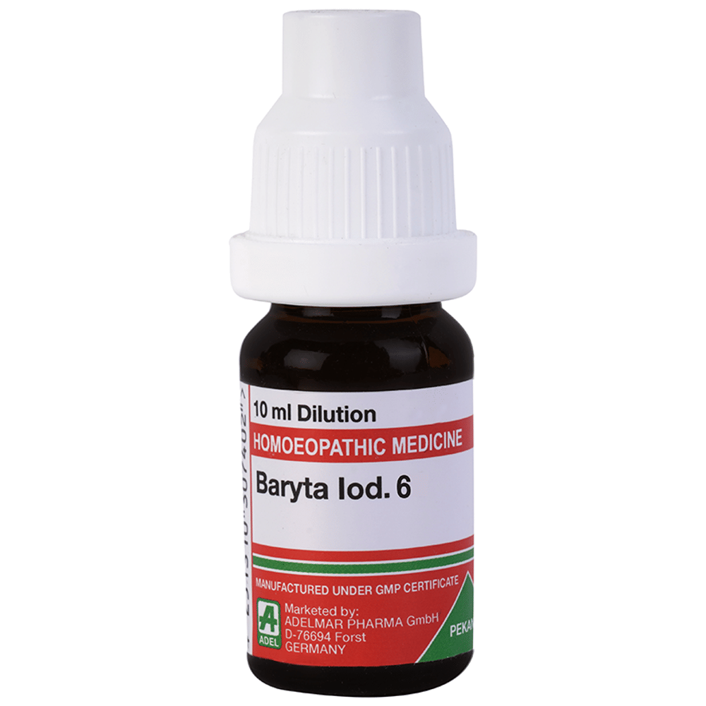 ADEL Baryta Iod Dilution 6 bottle of 10 ml Dilution
