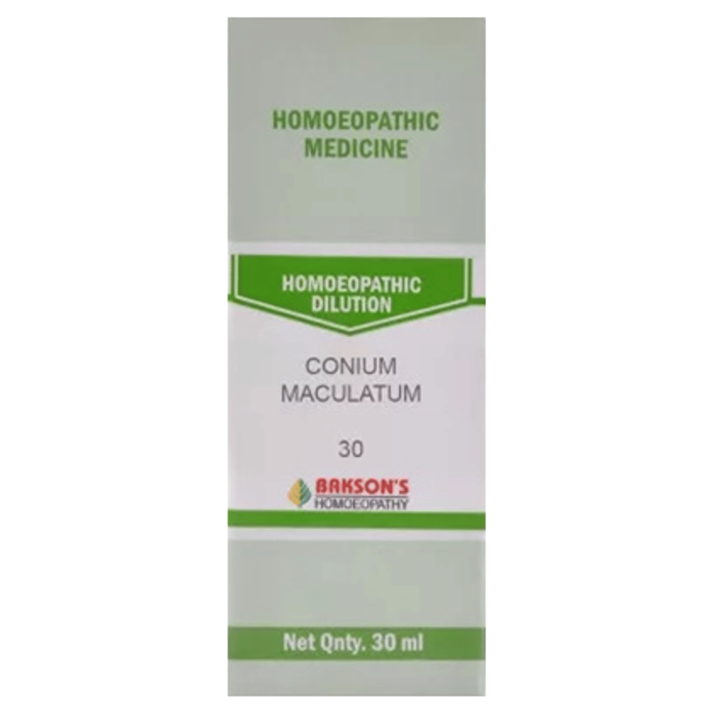 Bakson's Homeopathy Conium Maculatum Dilution 30 bottle of 30 ml Dilution
