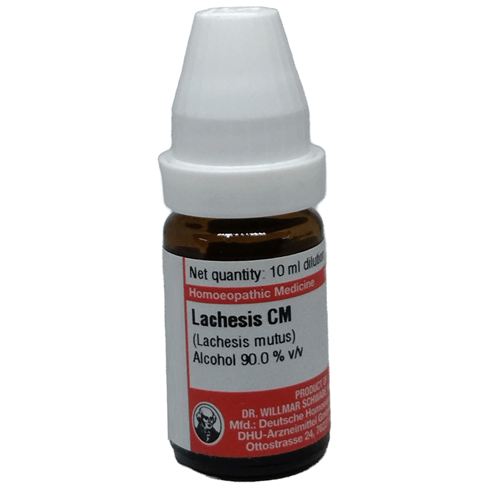 Dr Willmar Schwabe Germany Lachesis Mutus Dilution CM bottle of 10 ml Dilution