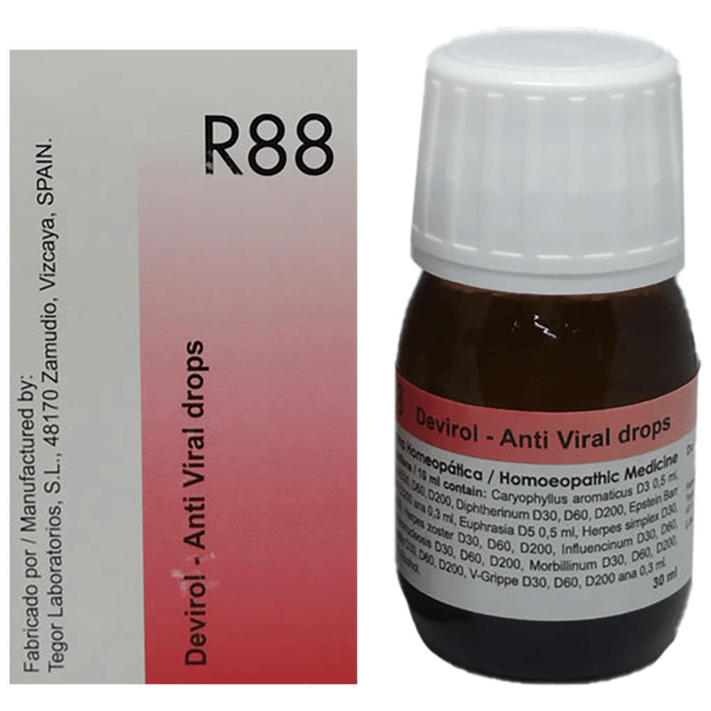 Dr. Reckeweg R88 Anti Viral Drop bottle of 30 ml Drop Dr. Reckeweg R88 Anti Viral Drop bottle of 30 ml Drop