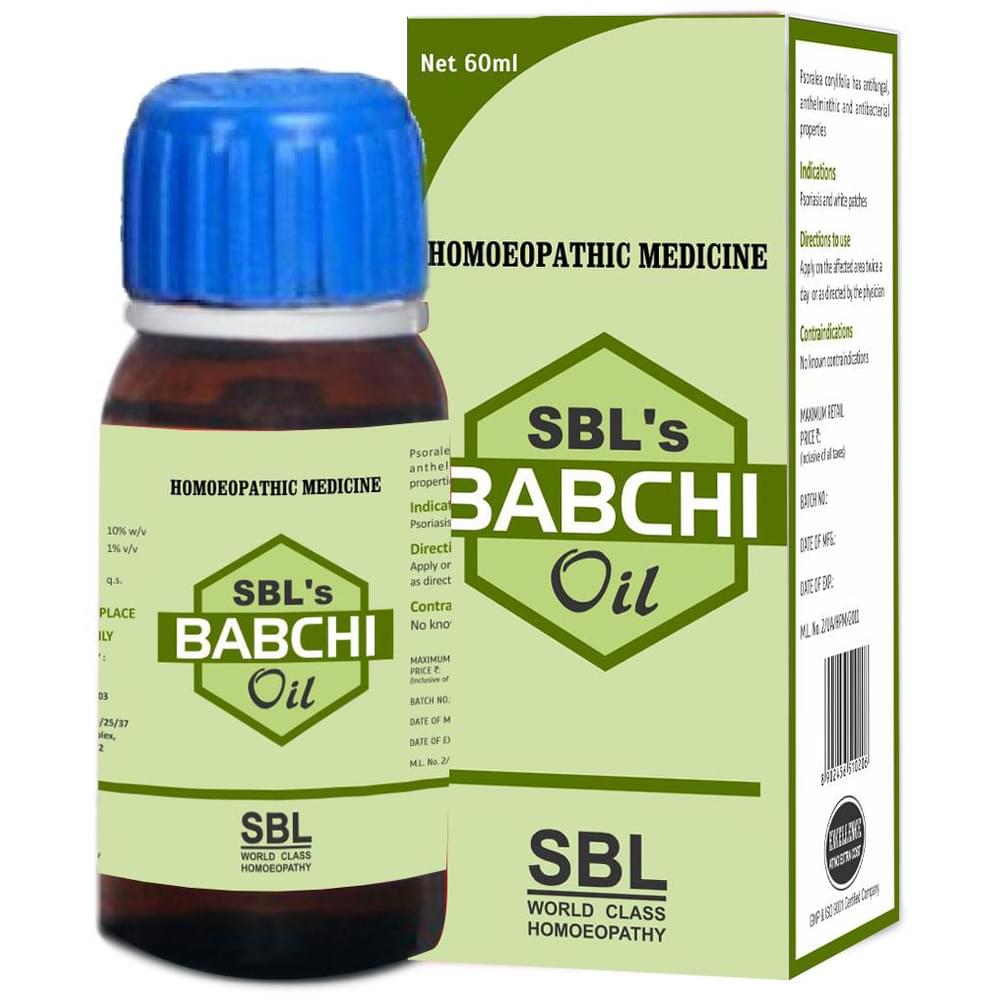 SBL Babchi Oil bottle of 60 ml Oil SBL Babchi Oil bottle of 60 ml Oil