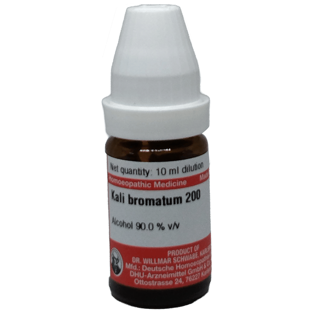 Dr Willmar Schwabe Germany Kali Bromatum Dilution 200 bottle of 10 ml Dilution