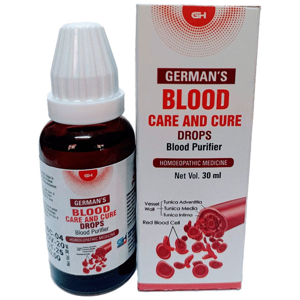 German's Blood Care and Cure Drop bottle of 30 ml Drop