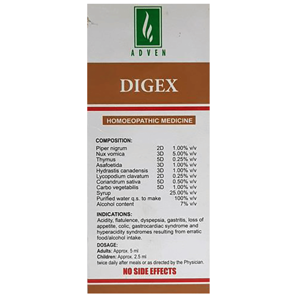 Adven Digex Syrup bottle of 450 ml Syrup