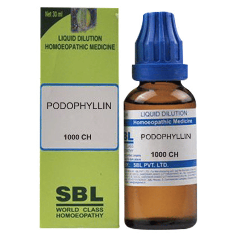 SBL Podophyllin Dilution 1000 CH bottle of 30 ml Dilution