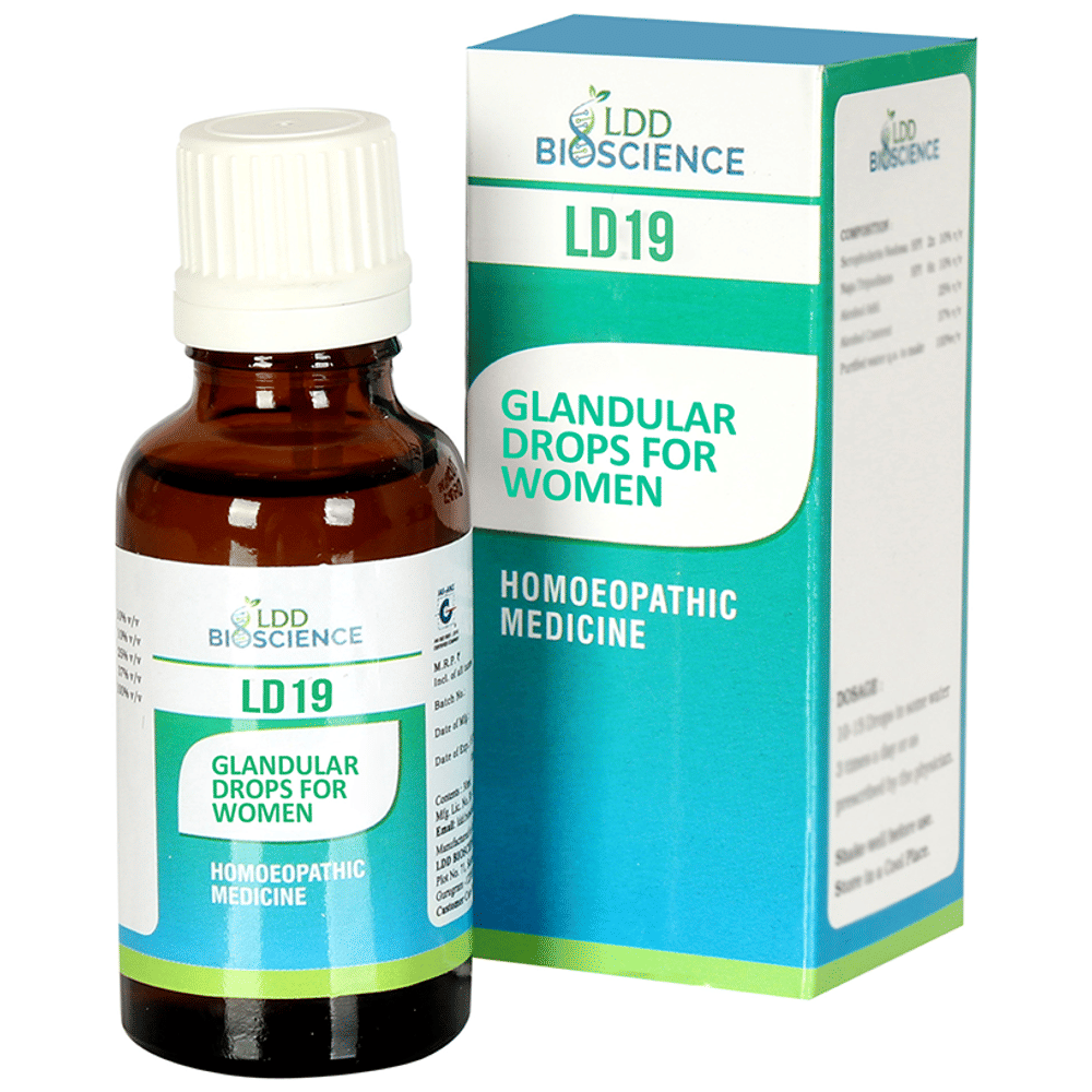 LDD Bioscience LD 19 Glandular  Drop for Women bottle of 30 ml Drop