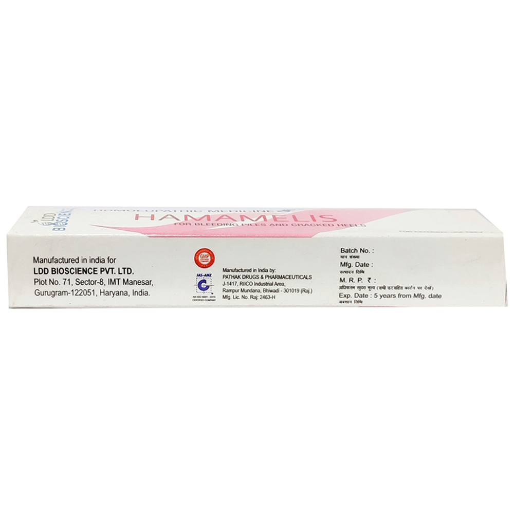 LDD Bioscience Hamamelis Ointment tube of 25 gm Ointment LDD Bioscience Hamamelis Ointment tube of 25 gm Ointment