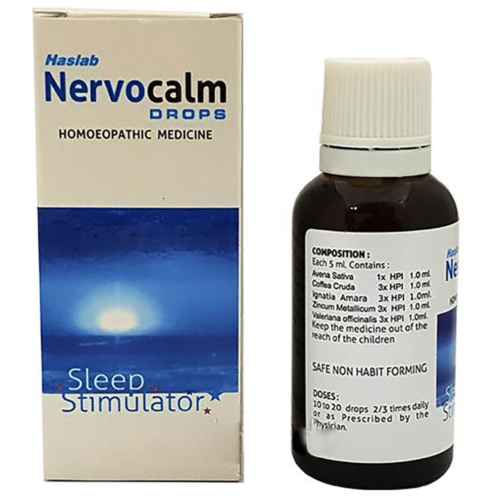 Haslab Nervocalm Sleep Stimulator Drop bottle of 30 ml Drop Haslab Nervocalm Sleep Stimulator Drop bottle of 30 ml Drop