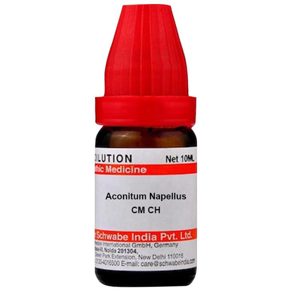 Dr Willmar Schwabe India Aconitum Napellus Dilution CM CH bottle of 10 ml Dilution