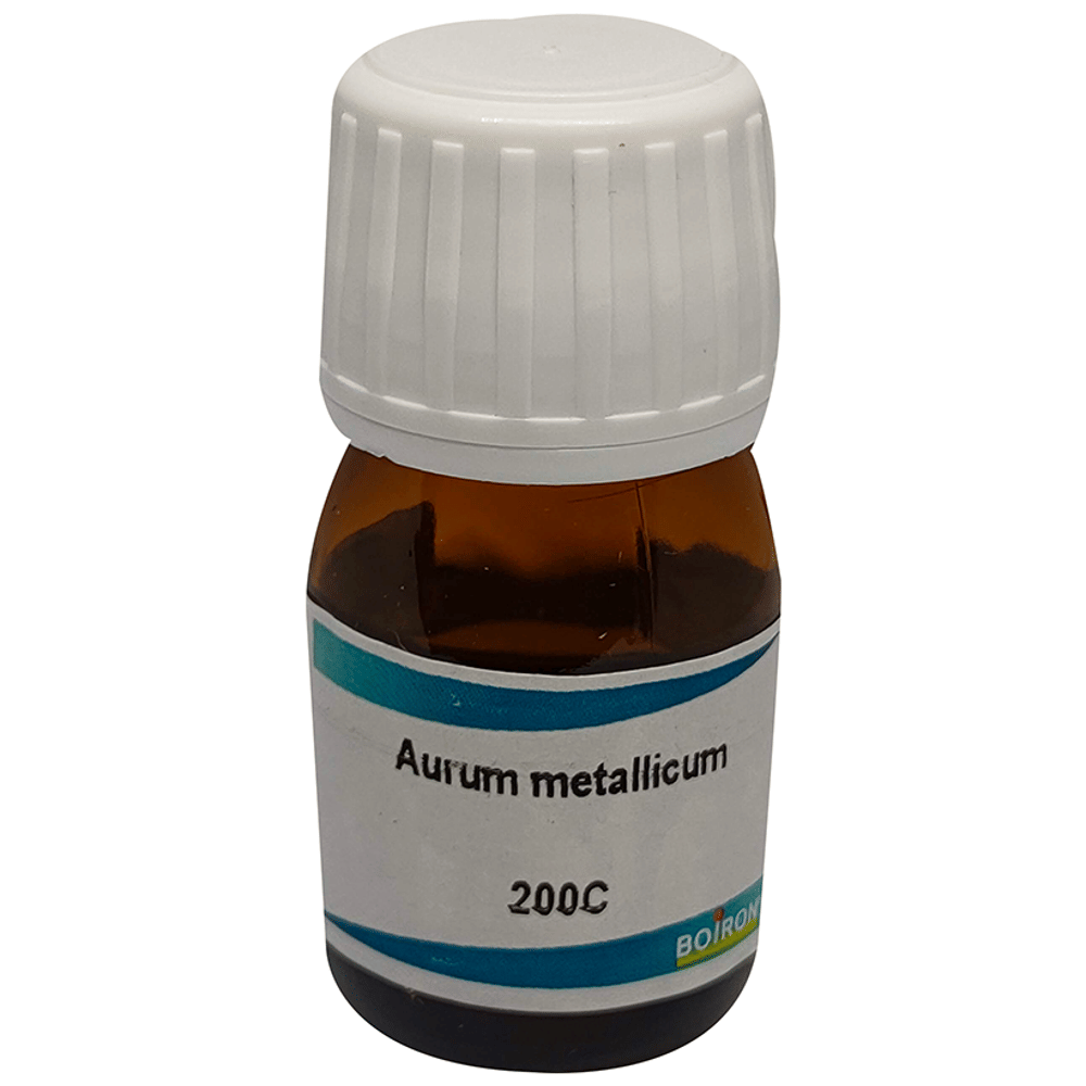 Boiron Aurum Metallicum Dilution 200C bottle of 20 ml Dilution