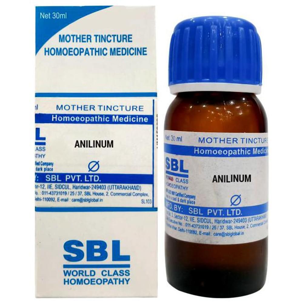 SBL Anilinum Mother Tincture Q bottle of 30 ml Mother Tincture SBL Anilinum Mother Tincture Q bottle of 30 ml Mother Tincture