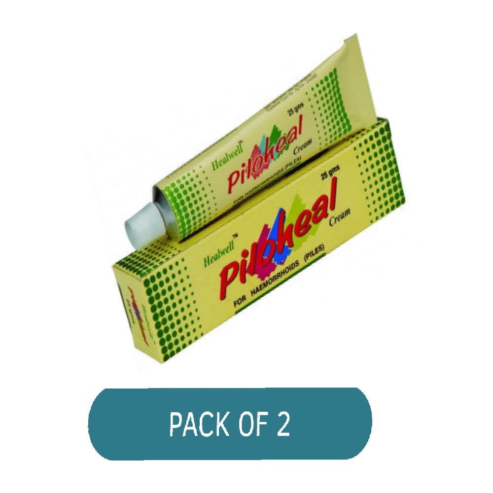 Healwell Piloheal Cream tube of 25 gm Cream