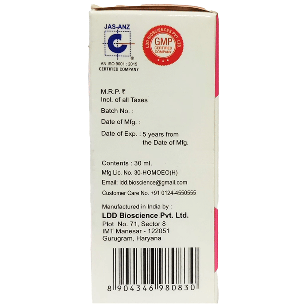 LDD Bioscience Femotone  Tonic bottle of 30 ml Tonic