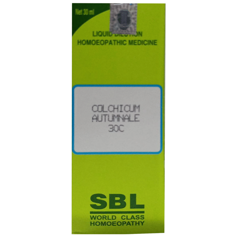 SBL Colchicum Dilution 30 CH bottle of 30 ml Dilution