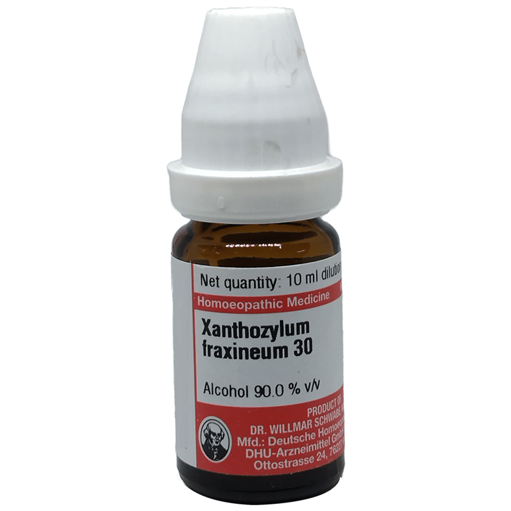 Dr Willmar Schwabe Germany Xanthozylum Fraxineum  Dilution 30 bottle of 10 ml Dilution