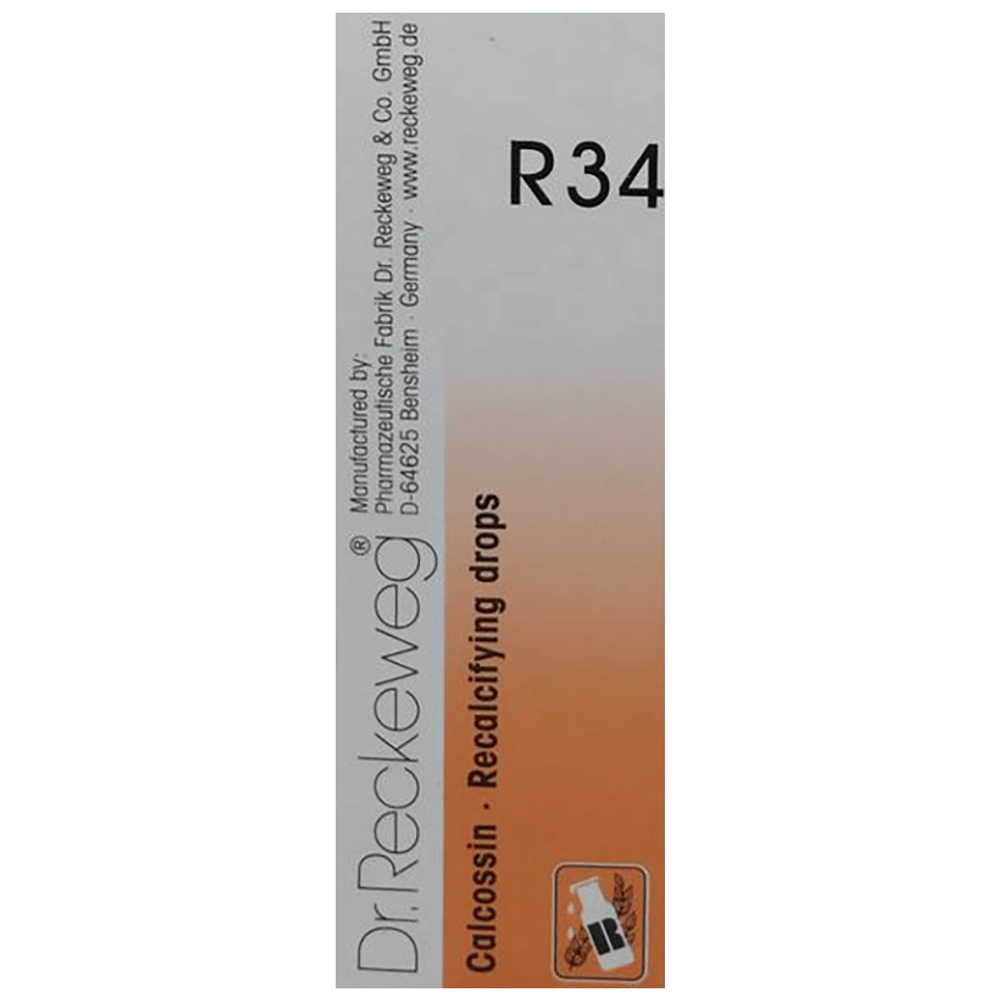 Dr. Reckeweg R34 Recalcifying Drop bottle of 22 ml Drop