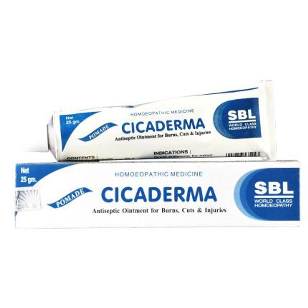 SBL Cicaderma Ointment tube of 25 gm Ointment