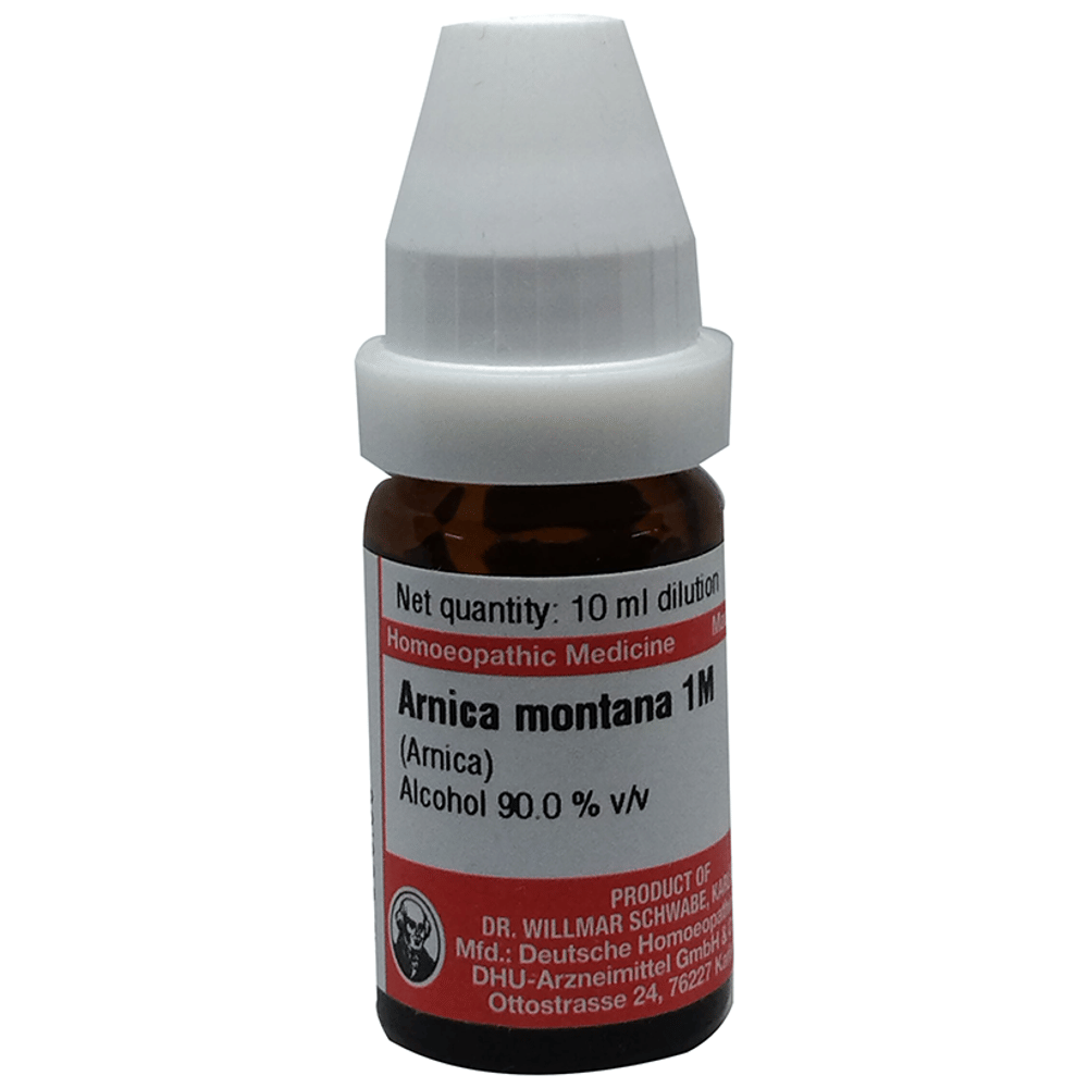 Dr Willmar Schwabe Germany Arnica Montana (Arnica) Dilution 1M bottle of 10 ml Dilution