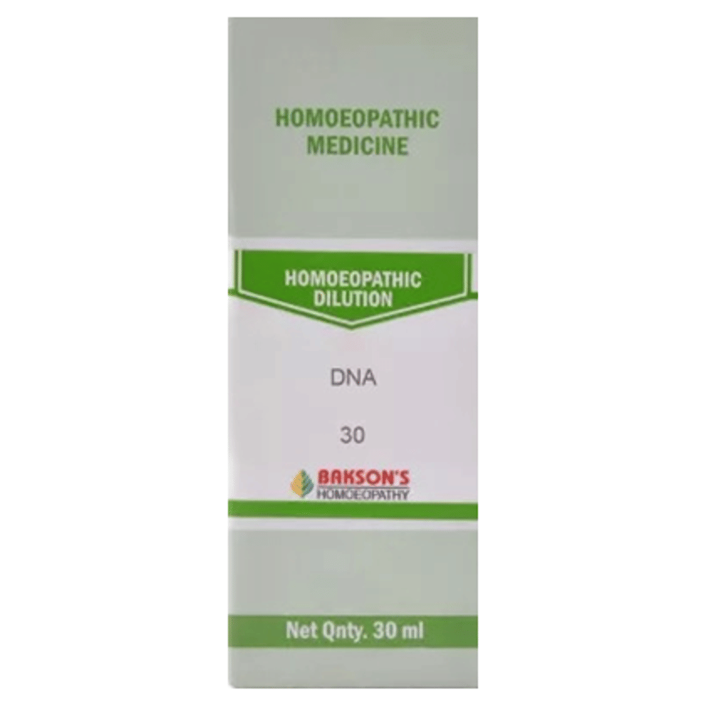 Bakson's Homeopathy DNA Dilution 30 bottle of 30 ml Dilution