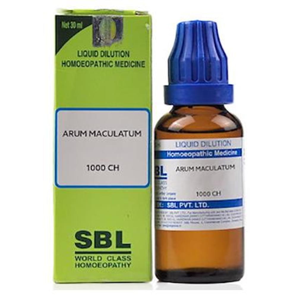 SBL Arum Maculatum Dilution 1000 CH bottle of 30 ml Dilution