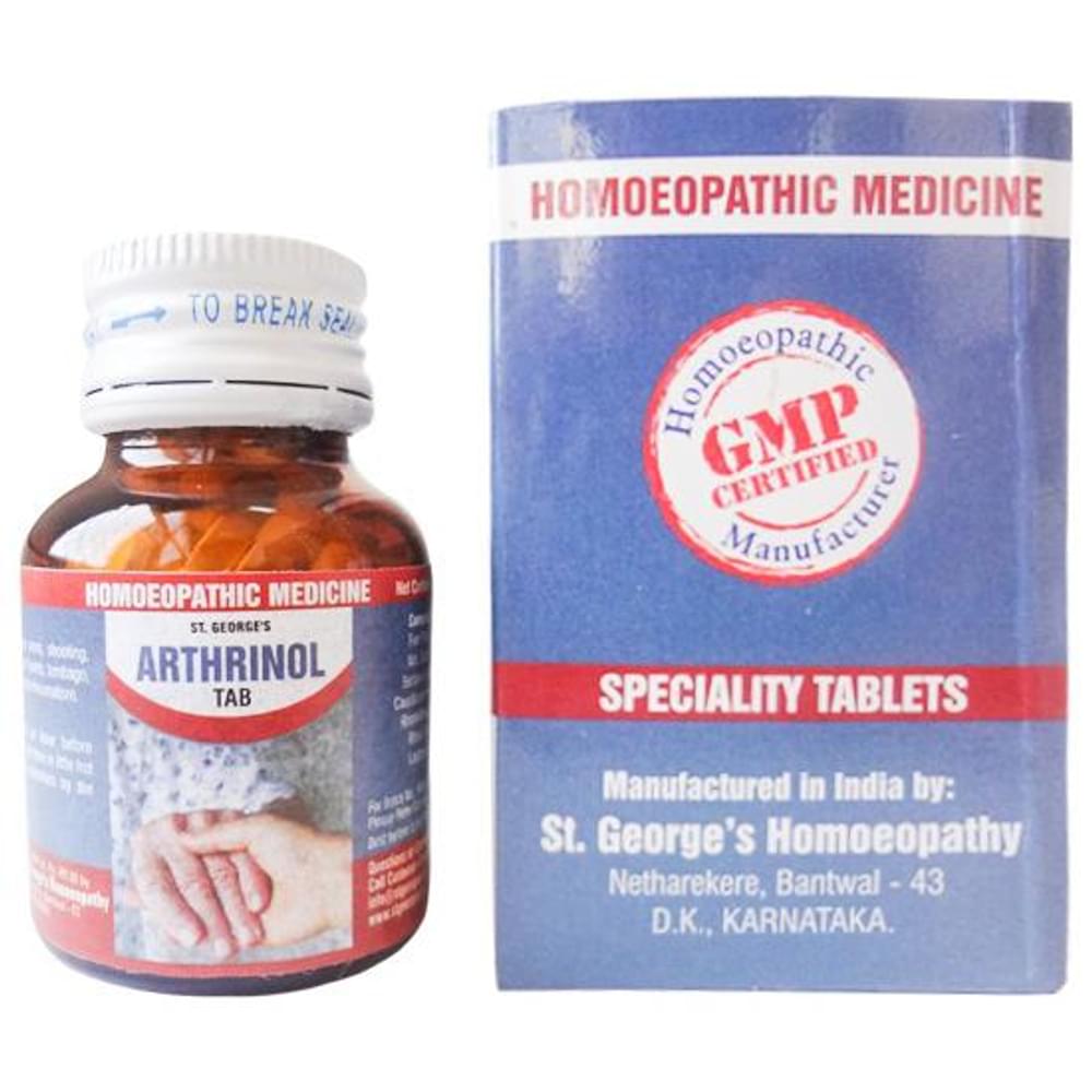 St. George’s Arthrinol Tablet bottle of 30 gm Tablet St. George’s Arthrinol Tablet bottle of 30 gm Tablet