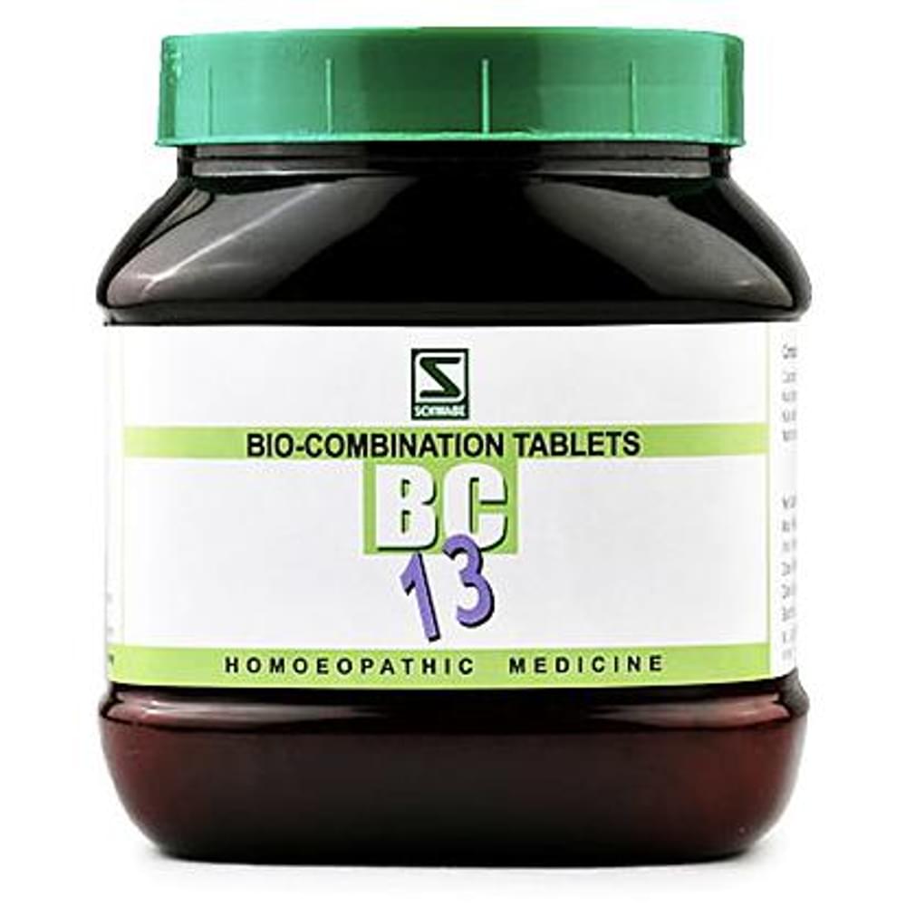 Dr Willmar Schwabe India Bio-Combination 13 (BC 13) Tablet bottle of 550 gm Biocombination Tablet