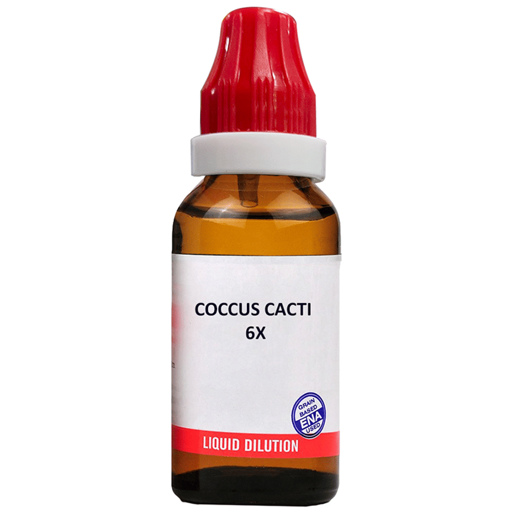 Bjain Coccus Cacti Dilution 6X bottle of 30 ml Dilution
