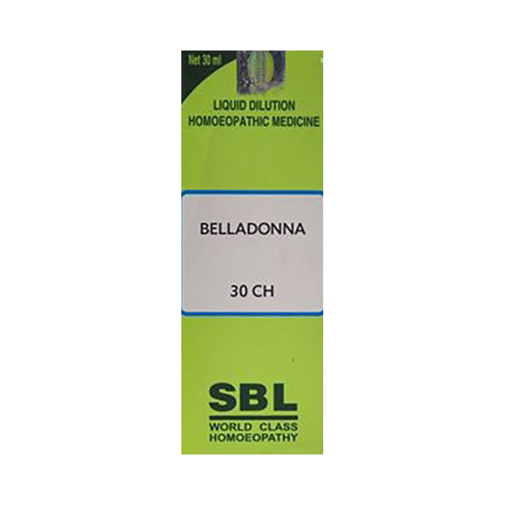 Combo Pack of SBL Bryonia Alba Dilution 30 CH & SBL Belladonna Dilution 30 CH (30ml Each) combo pack of 2 bottles Combo Pack of SBL Bryonia Alba Dilution 30 CH & SBL Belladonna Dilution 30 CH (30ml Each) combo pack of 2 bottles