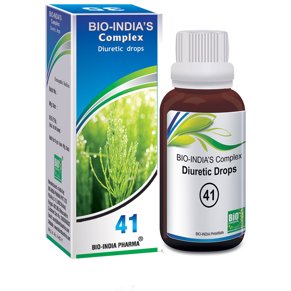 Bio India Complex 41 Diuretic Drop bottle of 30 ml Drop
