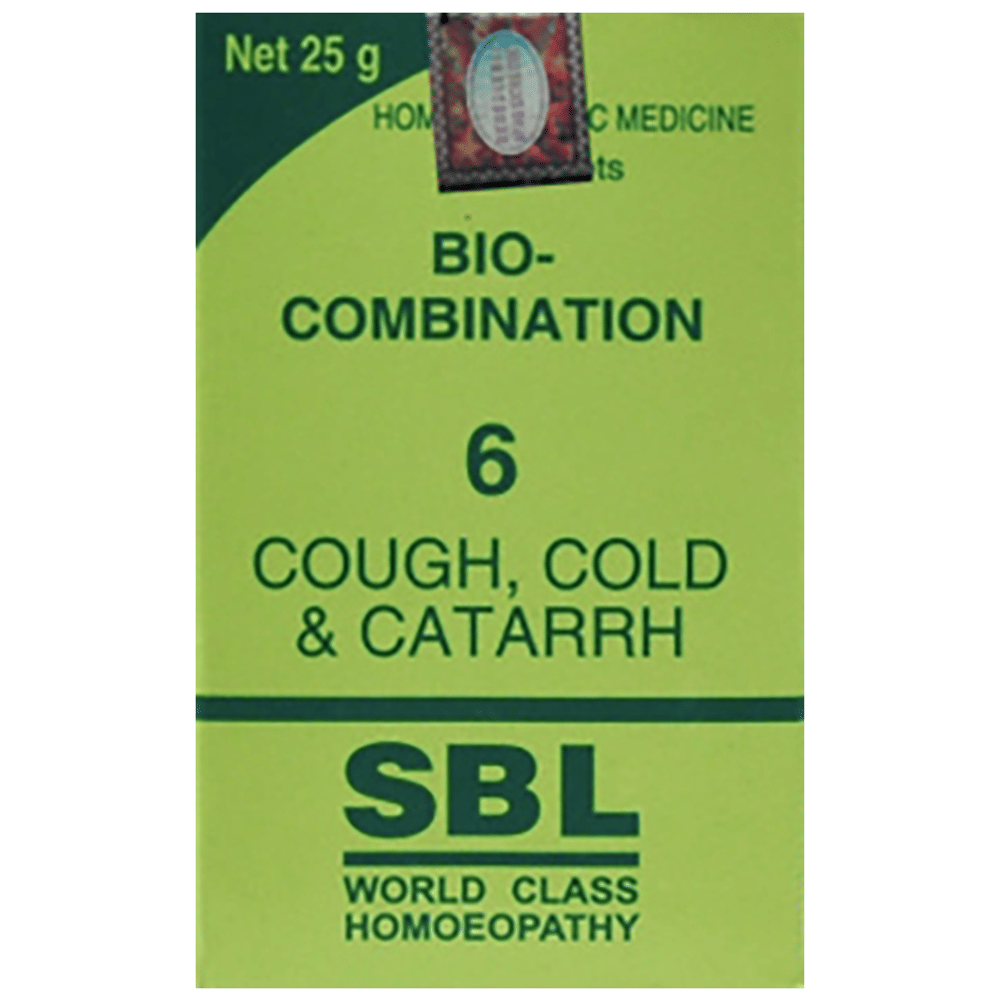SBL Bio-Combination 6 Tablet bottle of 25 gm Biocombination Tablet