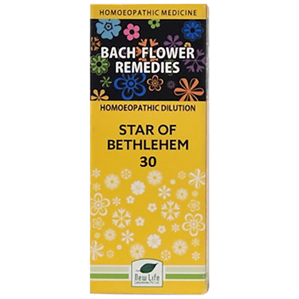 New Life Bach Flower Star Of Bethlehem 30 bottle of 100 ml Dilution