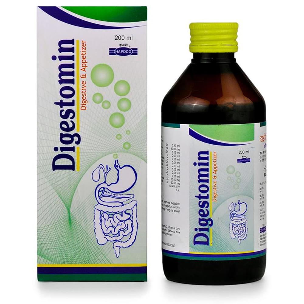 Hapdco Digestomin Syrup bottle of 200 ml Syrup