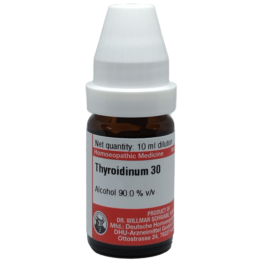Dr Willmar Schwabe Germany Thyroidinum Dilution 30 bottle of 10 ml Dilution